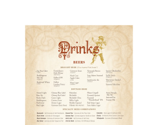 View Kilkenny's Drink Menu